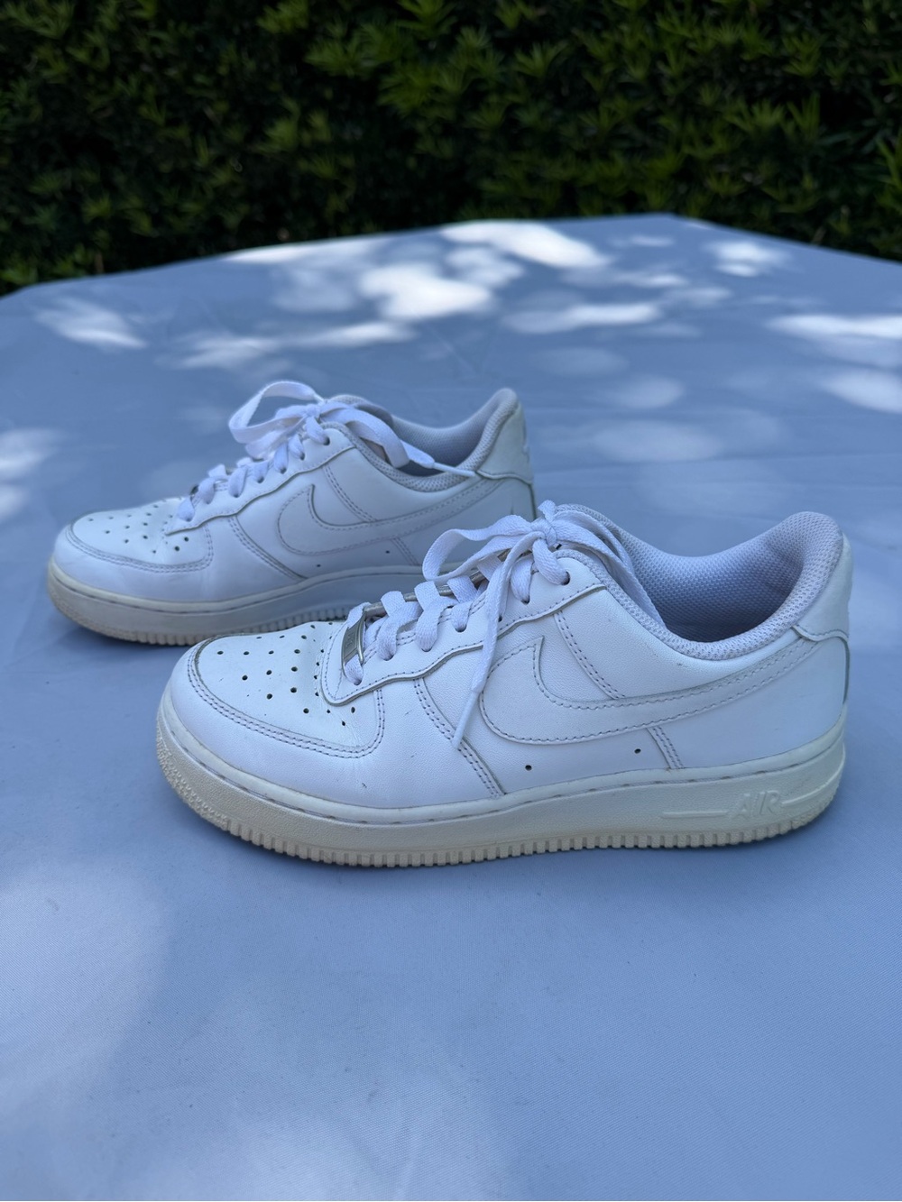 Nike White Air Jordan Sneakers - Low Top Lace-Up